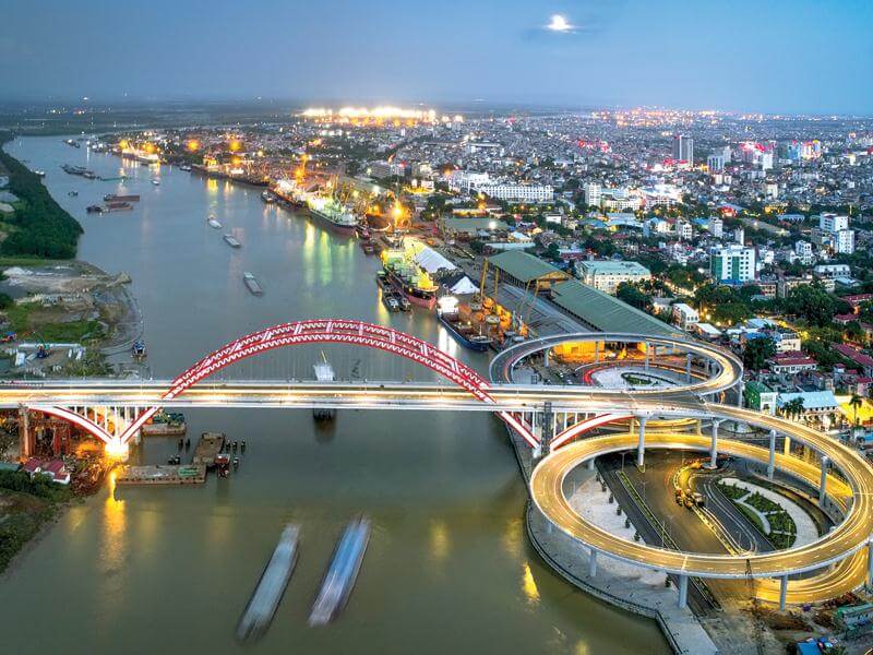 Cầu Hoàng Văn Thụ dự án Thủy nguyên Hải Phòng